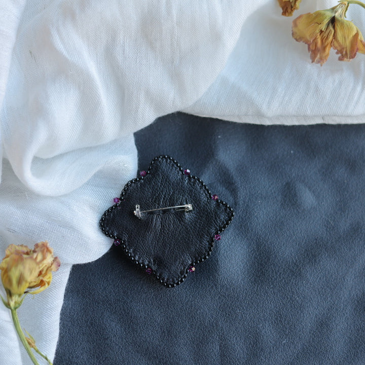 Beth Rose Designs Jade Collection Floral Brooches