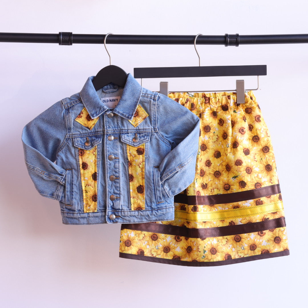 Vi's CREE-ations Sunflower Toddler Ribbon Set