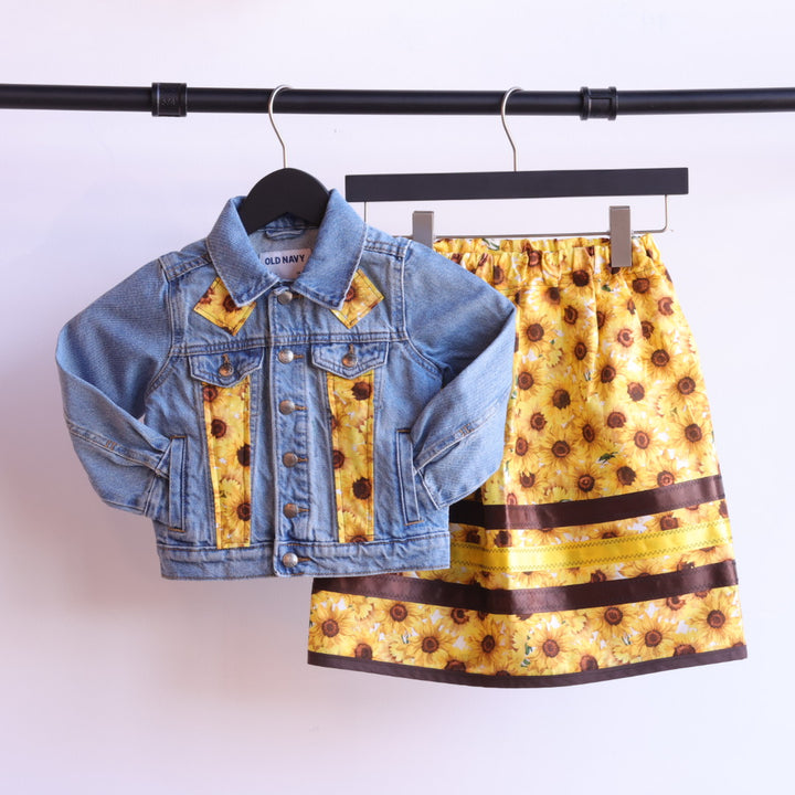 Vi's CREE-ations Sunflower Toddler Ribbon Set
