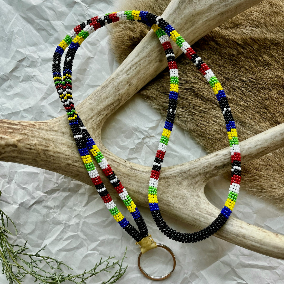 Keegan W. Beaded Neck Lanyards