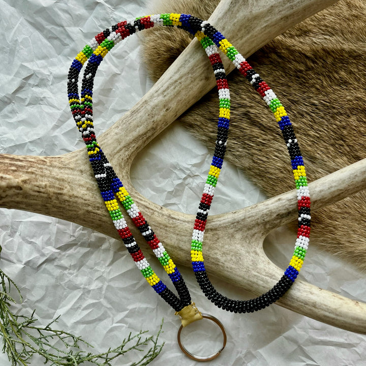 Keegan W. Beaded Neck Lanyards