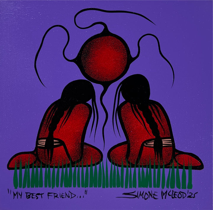 Simone McLeod 8"x8" Original Paintings (2025)