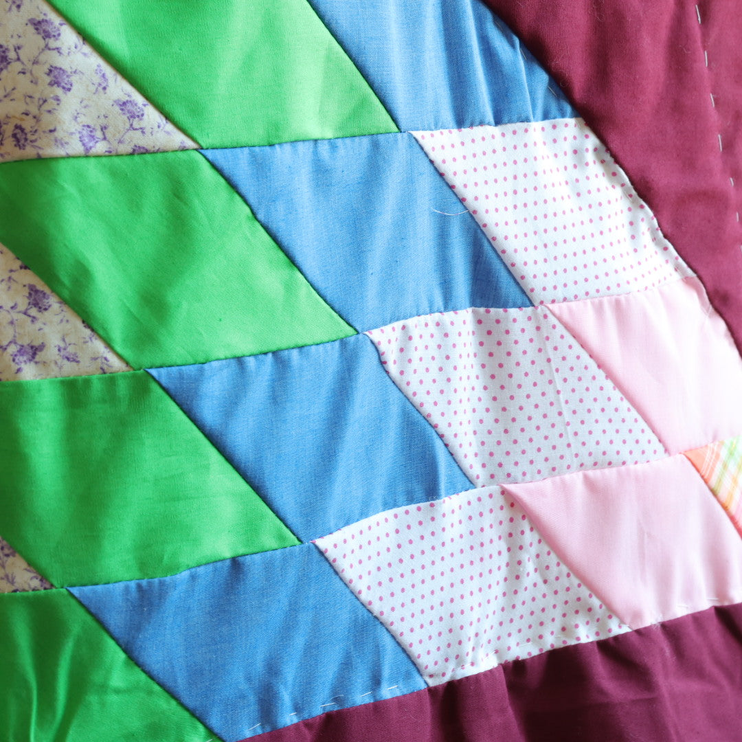 Kishey A. Burgundy Star Blanket
