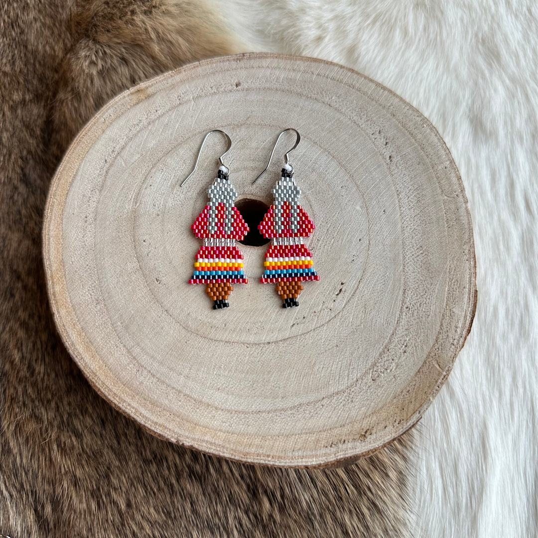 Dorothy B. Dancer Peyote Earrings