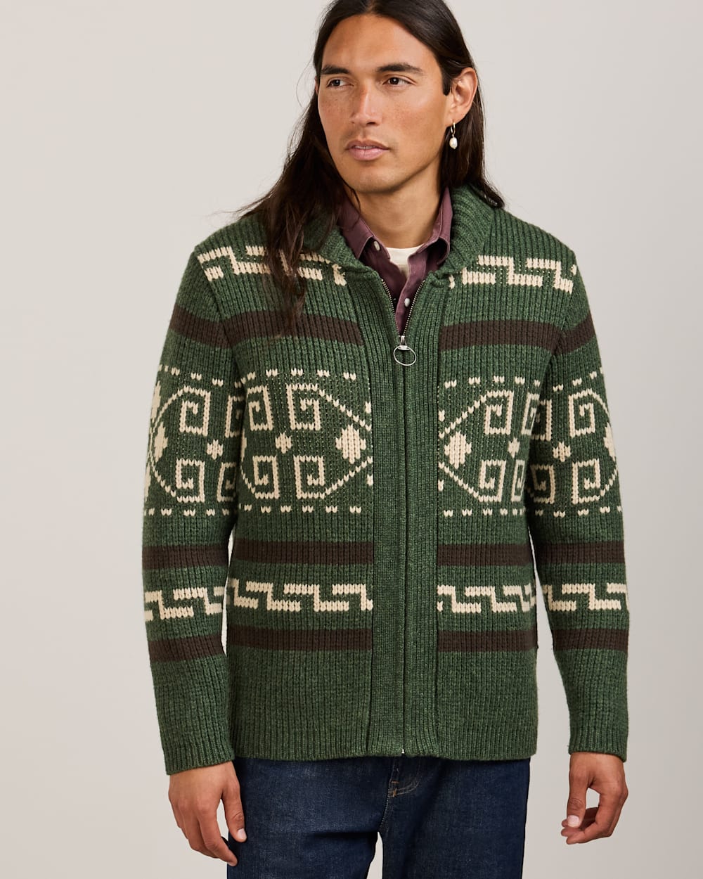 Pendleton Green Original Westerley Sweater