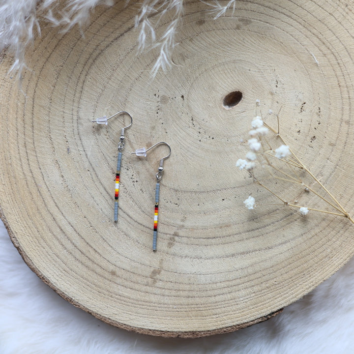 Sophie's Creations Simple Single-Strand Beaded Earrings