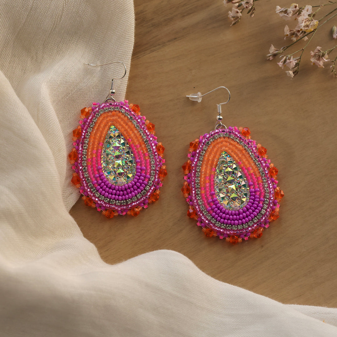 Nikki P. Neon Sunset Earrings