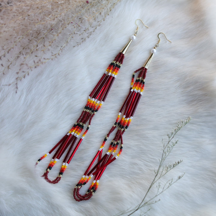 Sophie's Creations XL Looped Fringe Earrings