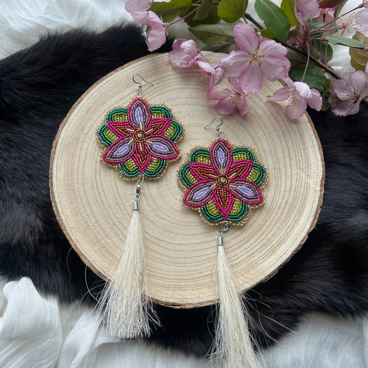 Ironstar Co. Lily Convertible Beaded Earrings