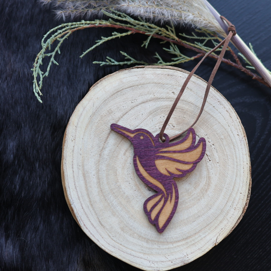 Pimâcihisowin Hummingbird Hanging Ornament