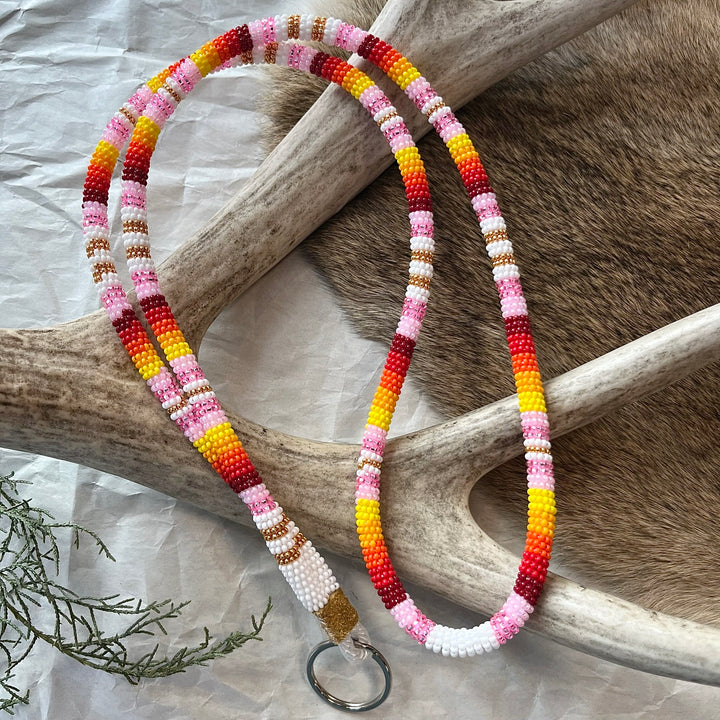 Keegan W. Beaded Neck Lanyards