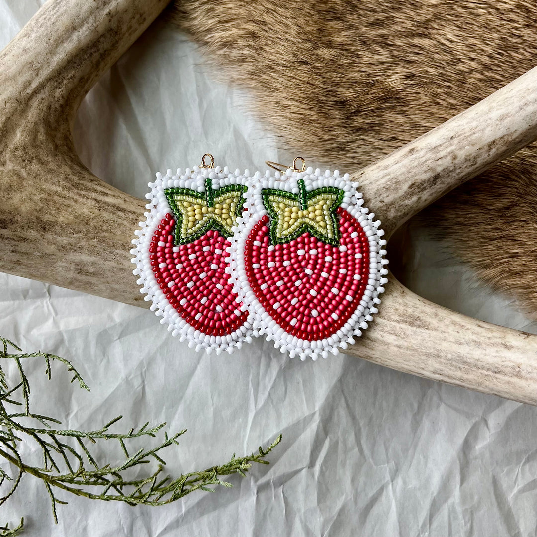 Keegan W. Strawberry Drop Earrings