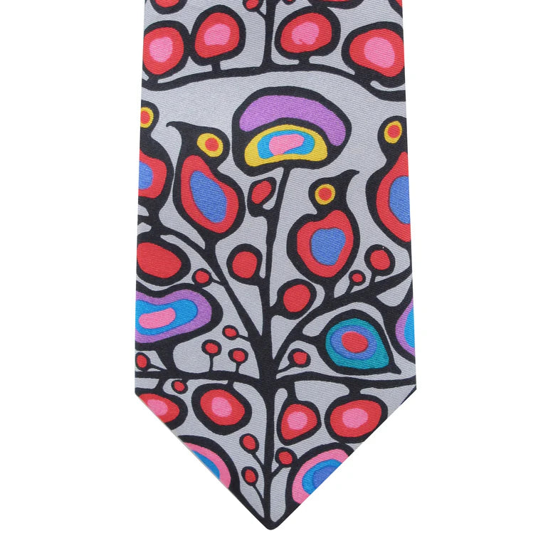 Oscardo Woodland Floral Silk Tie