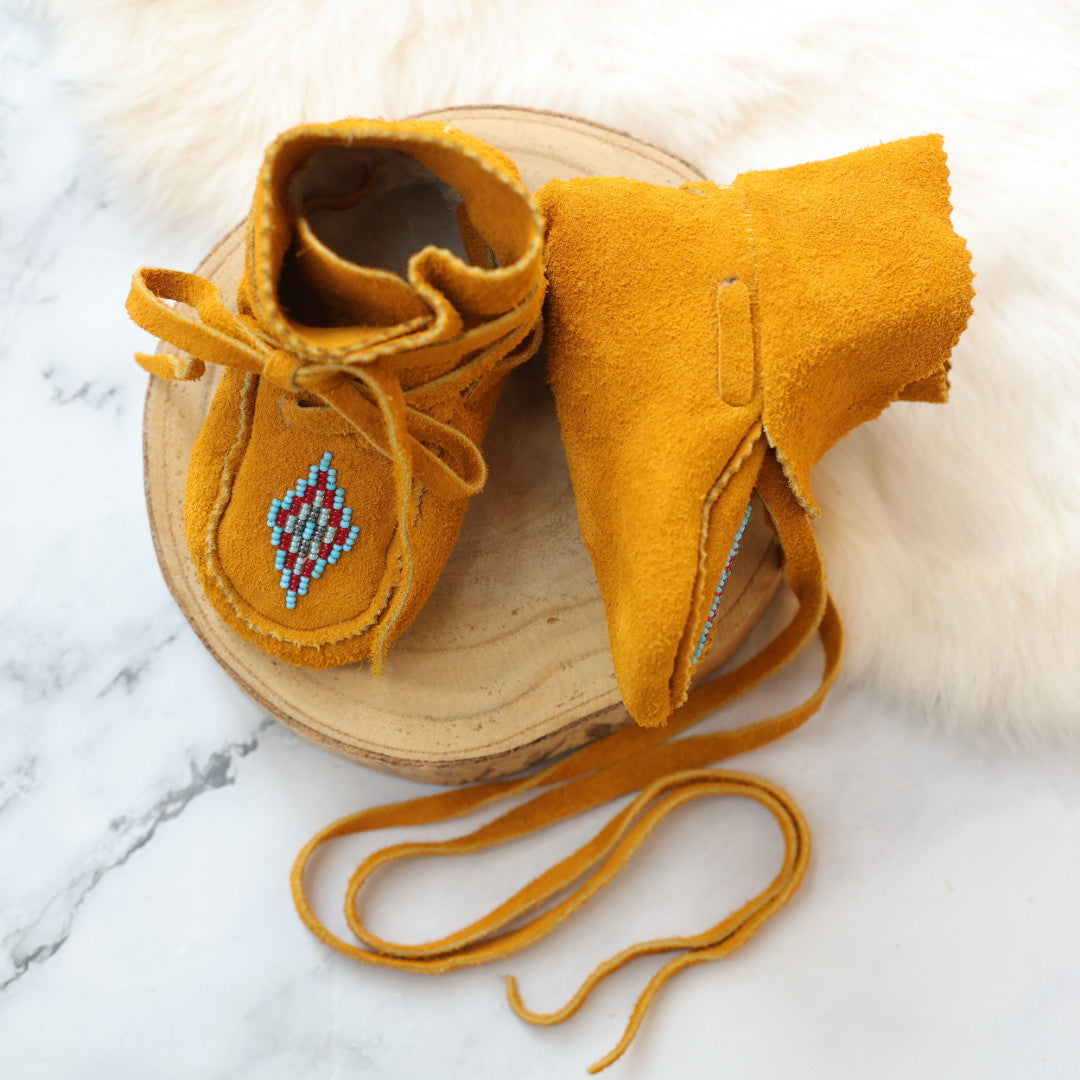 T.Sullivan Baby Wraparound Moccasins 9mos-12mos