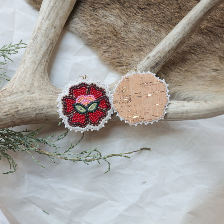Keegan W. Six Petal Floral Earrings