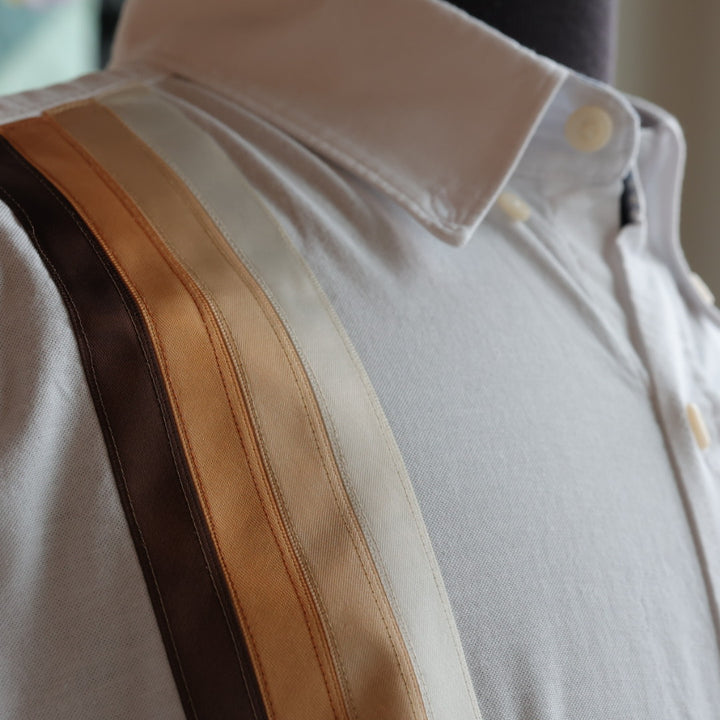 Yellow Mudd Designs Brown Ribbon Shirt