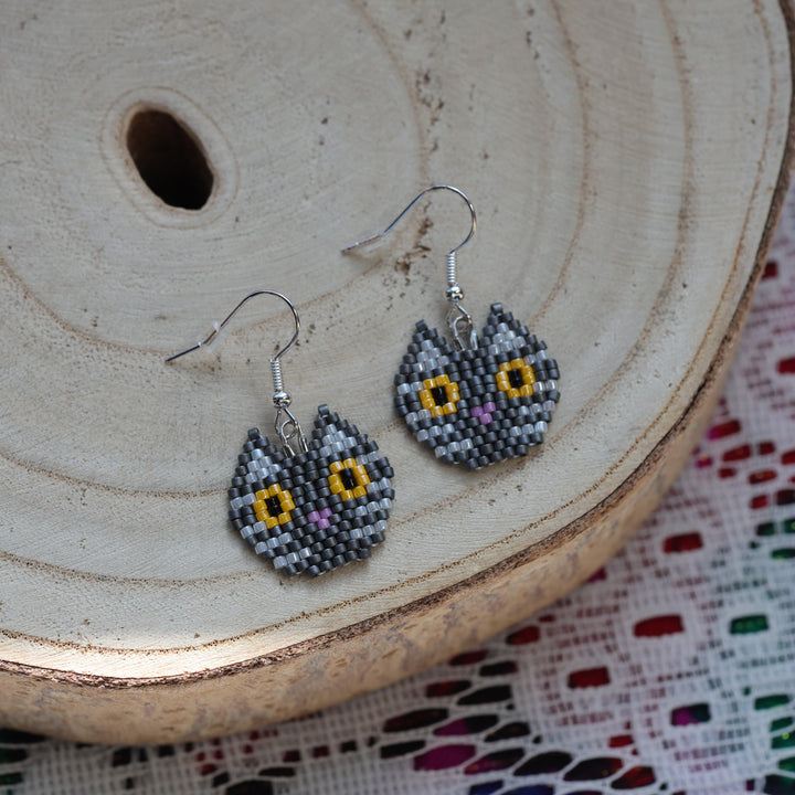 Feline Fancy Eh Cat Earrings