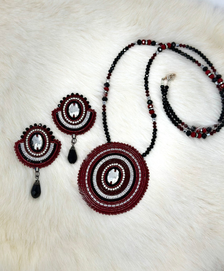 Beth Rose Designs Burgundy Set