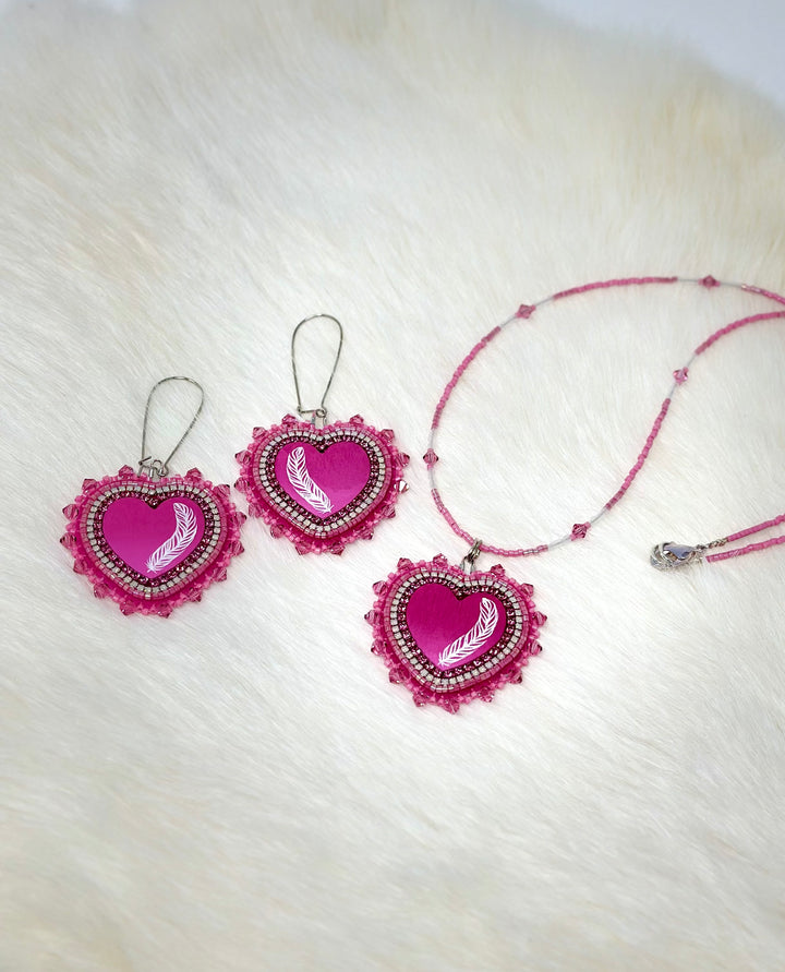 Beth Rose Designs Hand Painted Heart Set