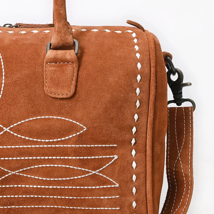 LS Western Suede Western Duffel Bag