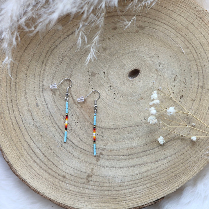 Sophie's Creations Simple Single-Strand Beaded Earrings