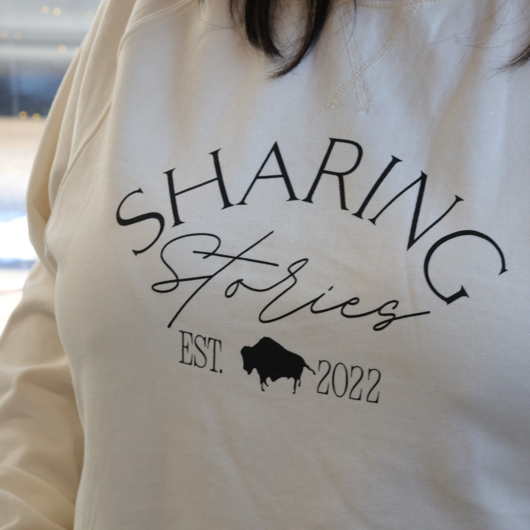 Wanuskewin Collective Sharing Stories Crewneck Sweatshirt