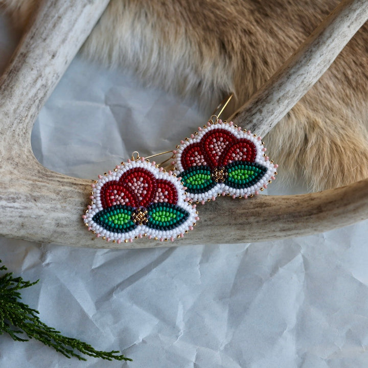 Keegan W. Blossoming Floral Beaded Earrings