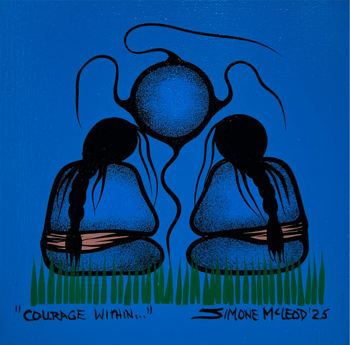 Simone McLeod 8"x8" Original Paintings (2025)