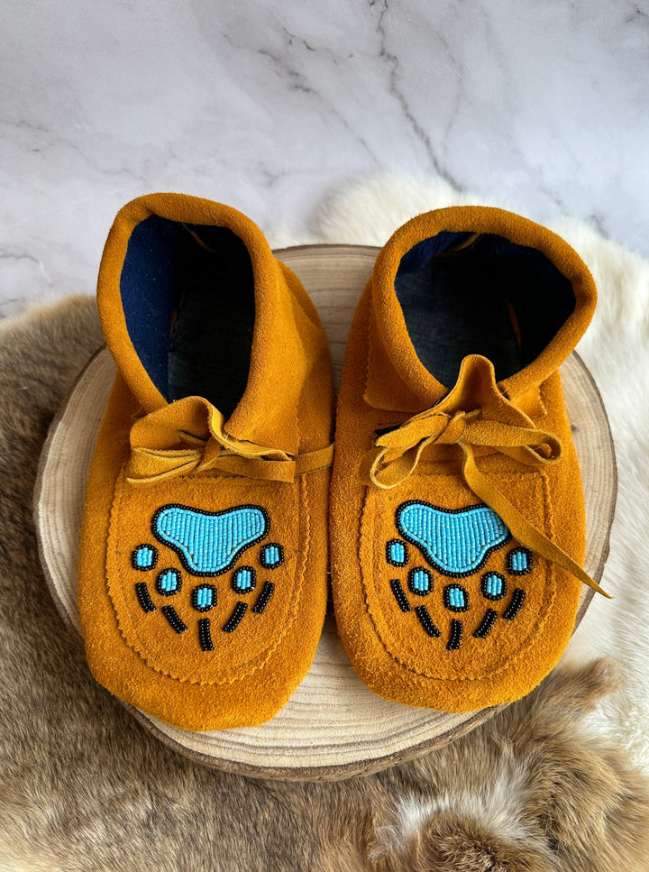 Sandra L Handmade Beaded Moccasins