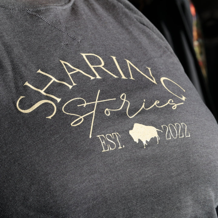 Wanuskewin Collective Sharing Stories Crewneck Sweatshirt