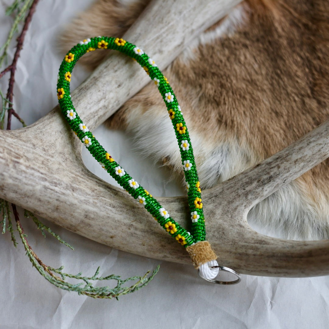 Keegan W. Floral Wrist Lanyard