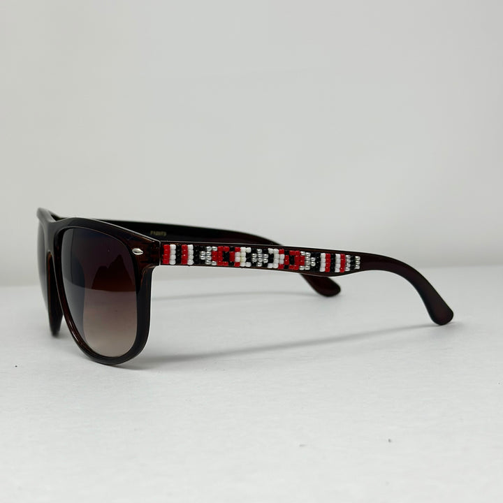 Rebelina Wayfarer Beaded Sunglasses