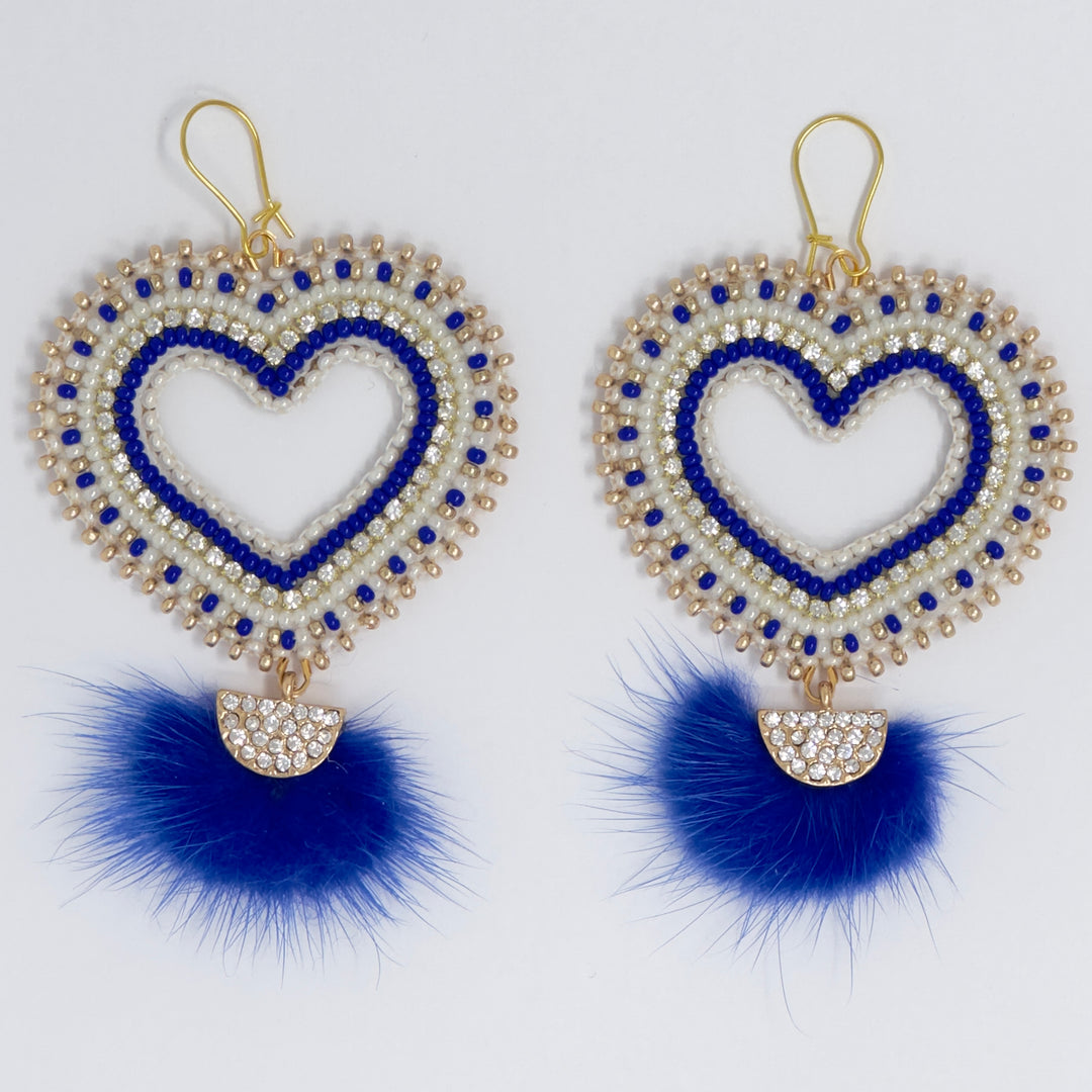 Keegan W Beaded Heart Collection