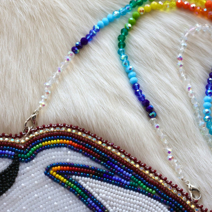 Taelin R Rainbow Bison Medallion