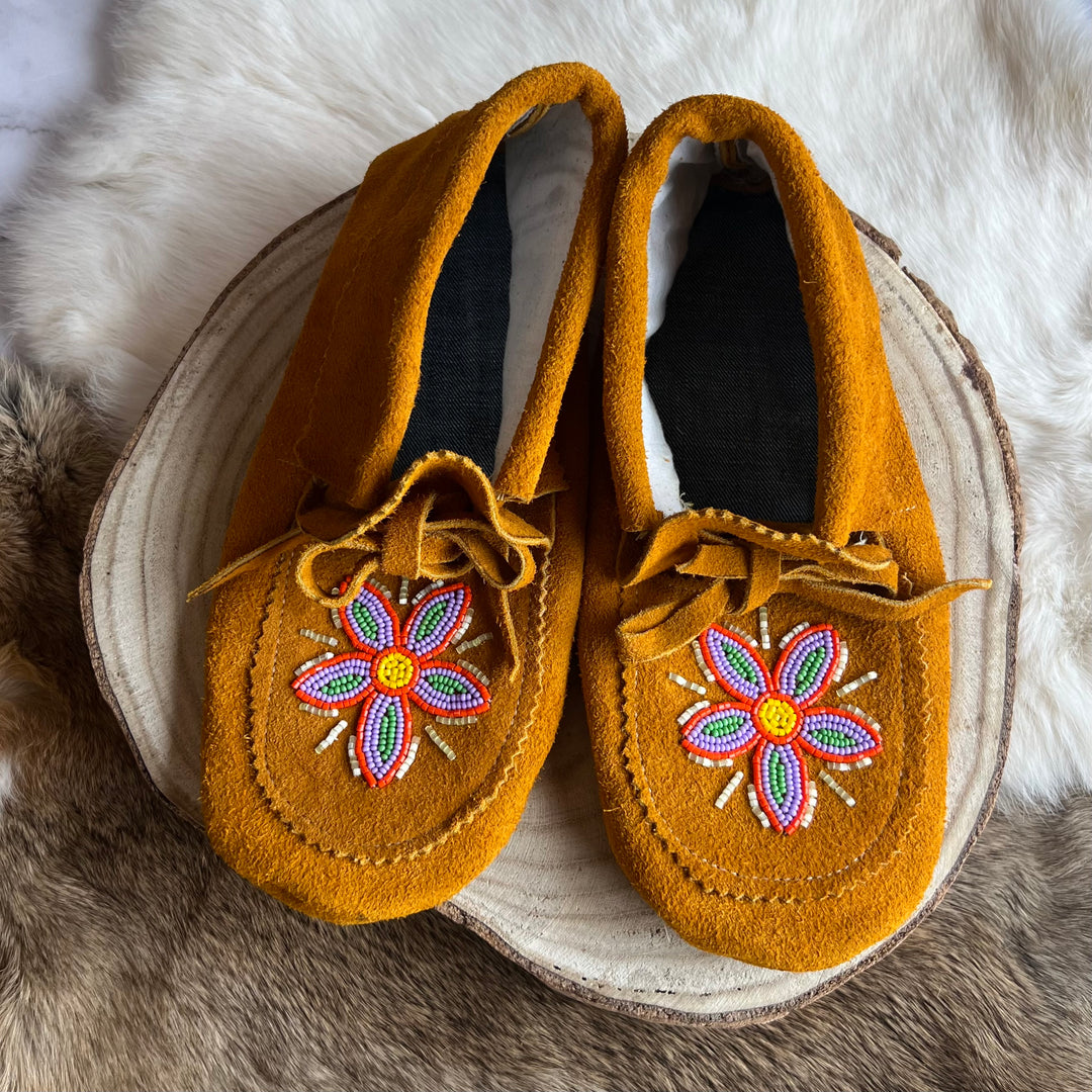 Sandra L Handmade Beaded Moccasins