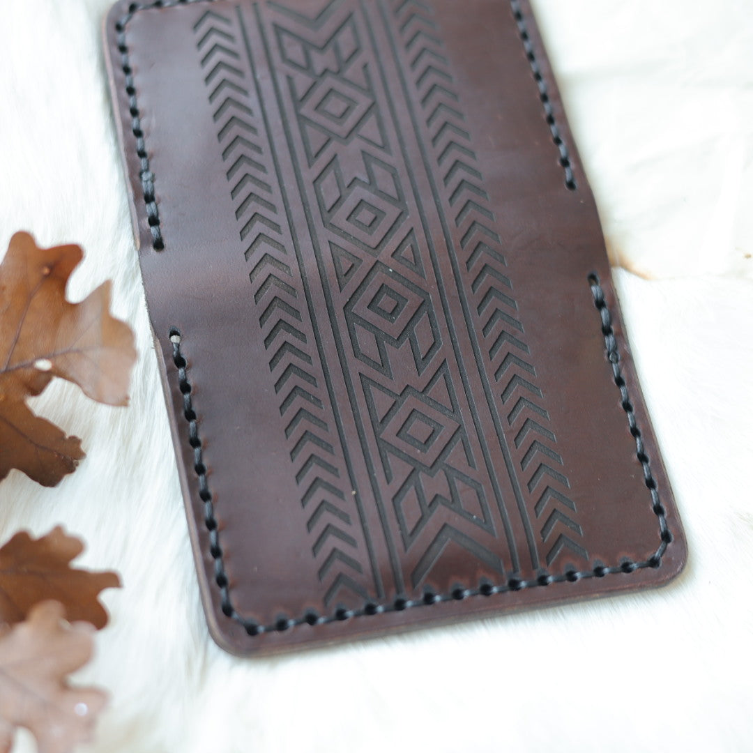 1885 Leather Co. Bifold Engraved Leather Wallet