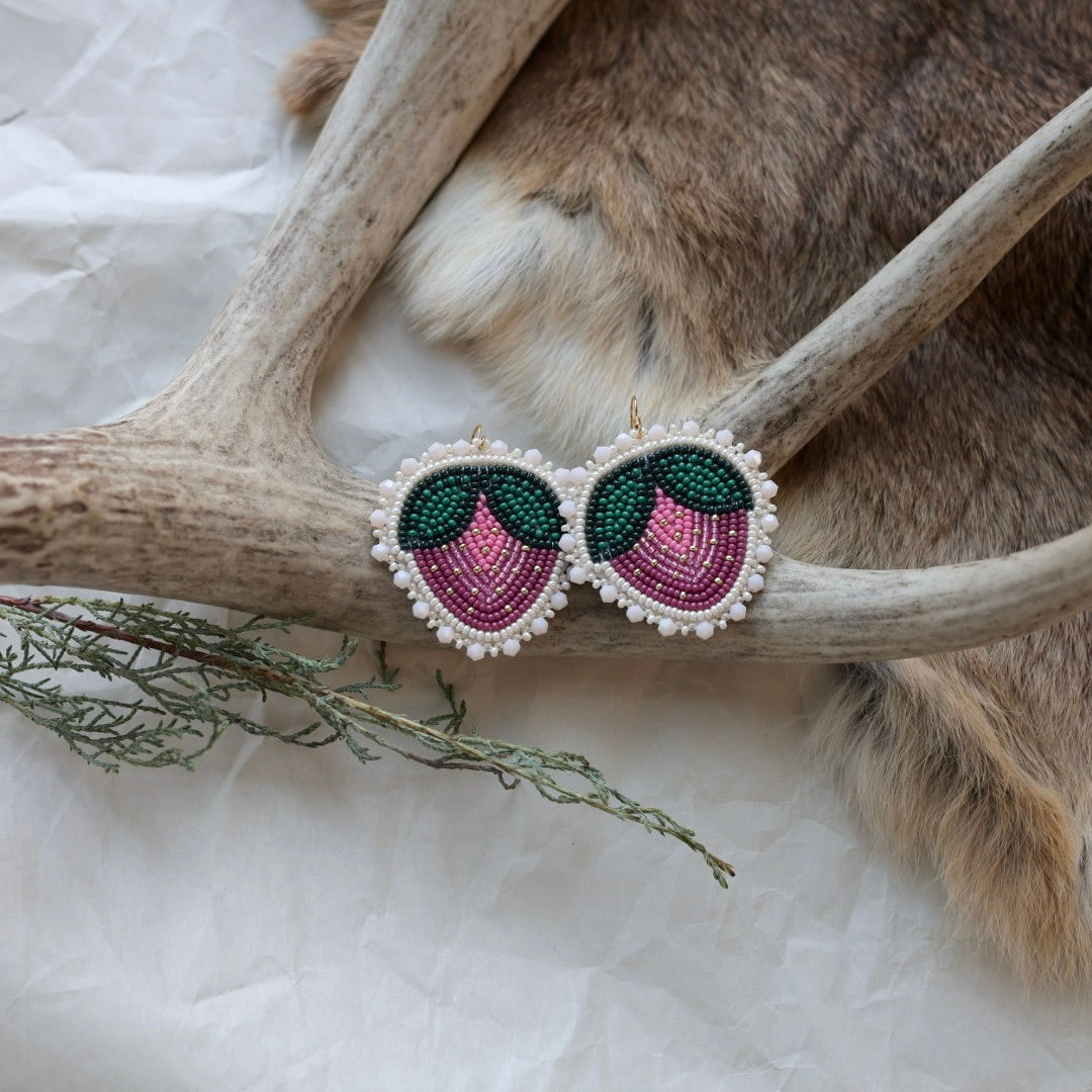 Keegan W. Heartberry Drop Earrings