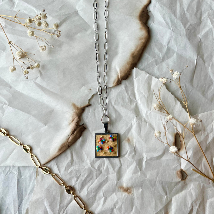 TLee Beads The Evelyn Beaded Pendant Necklace