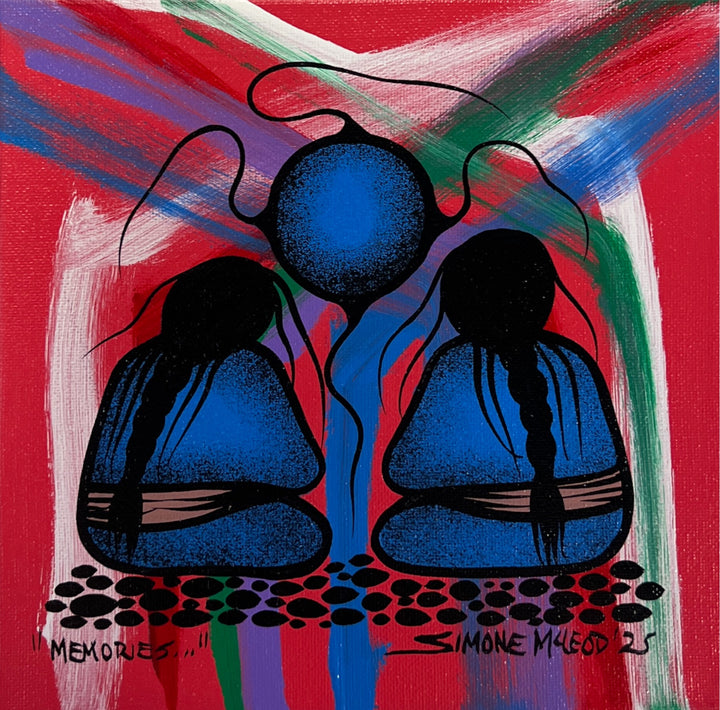 Simone McLeod 8"x8" Original Paintings (2025)