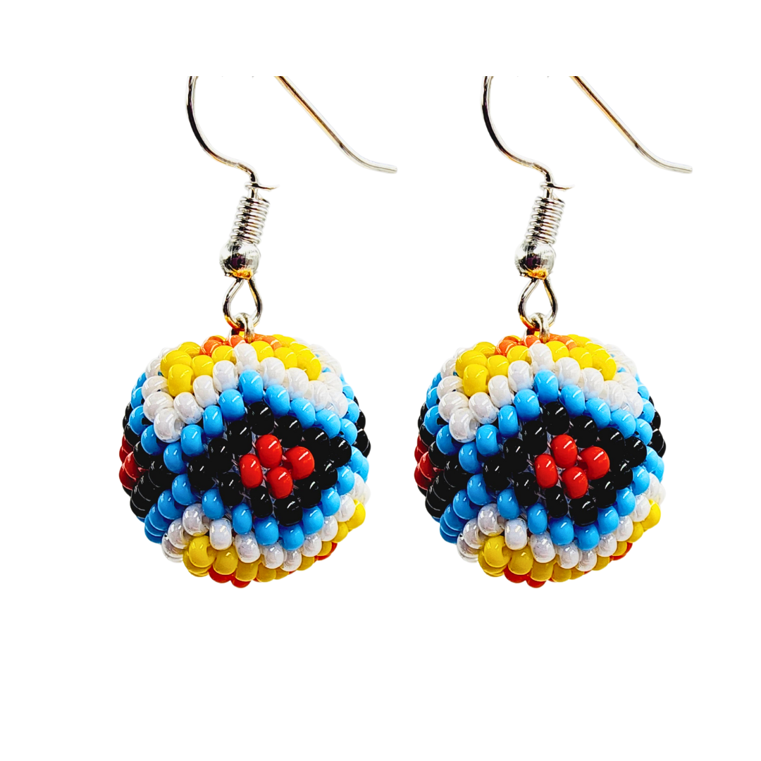 Tribal Roots Orb Earrings