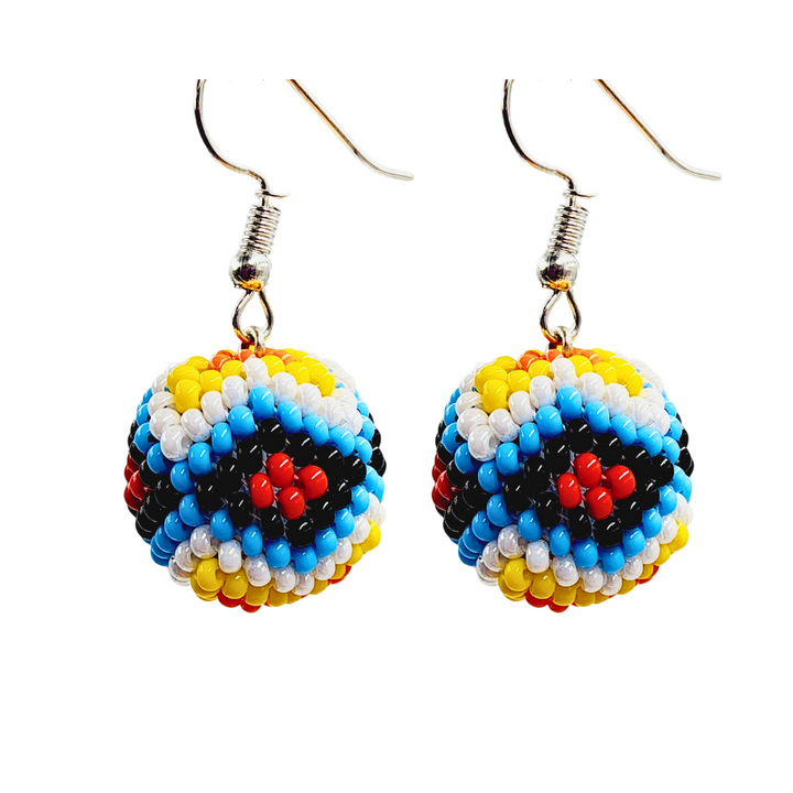 Tribal Roots Orb Earrings