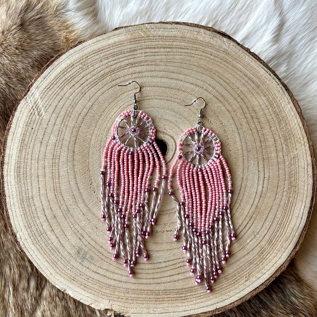 Lillian S. Dreamcatcher Fringe Earrings