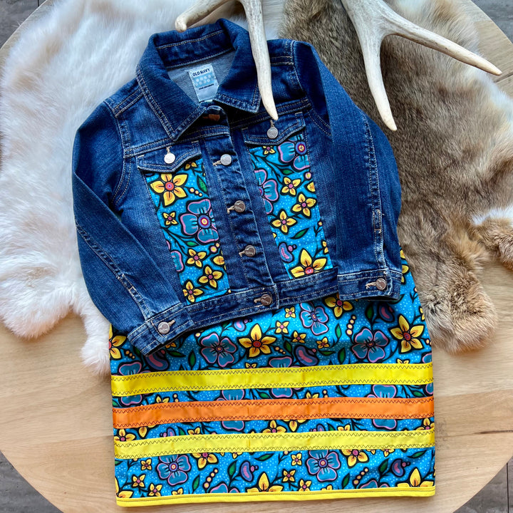 Vi's CREE-ations Jackie Traverse Floral Girls Ribbon Set