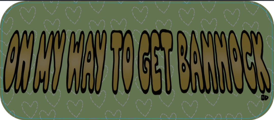 Ookus D Bannock Bumper Sticker