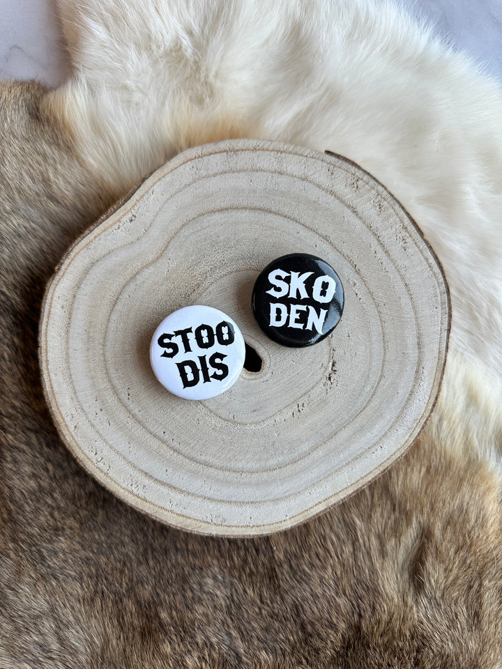 The NTVS Skoden & Stoodis Collectors Buttons