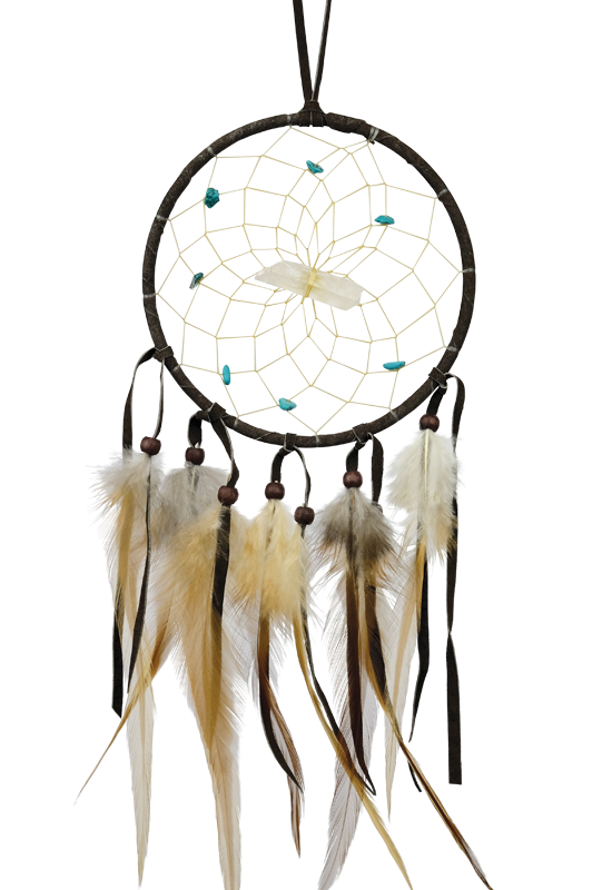 Monague 4" Vision Seeker w/Semi Precious Stones Dreamcatchers