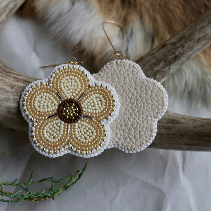 Keegan W. Five Petal Flower Earrings