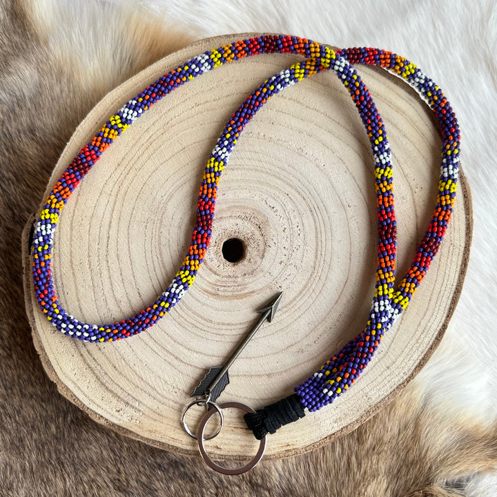 Prairie Beads 45cm Peyote Lanyard