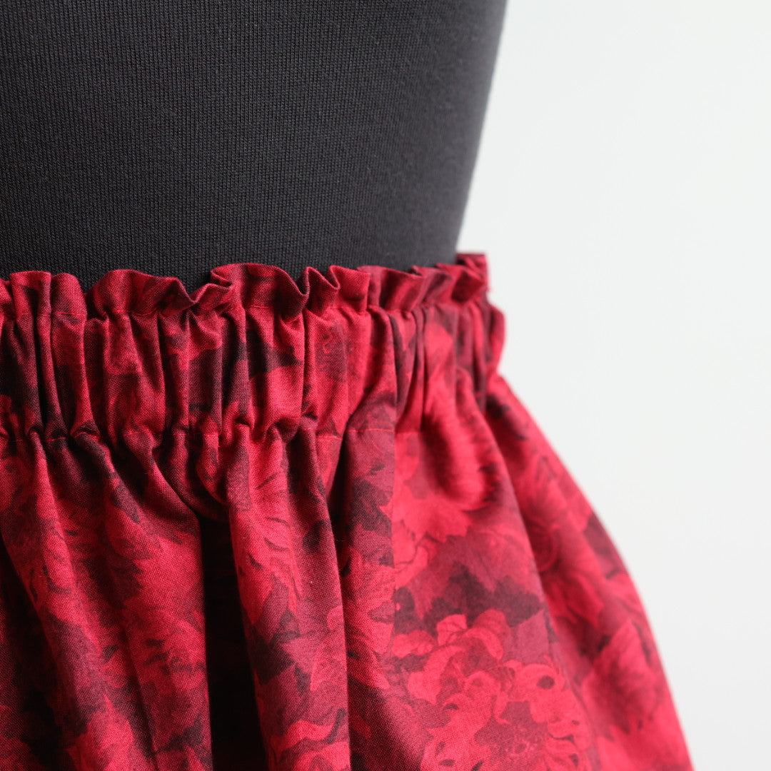 Phoenyx Designs Red Floral MMIW Ribbon Skirt
