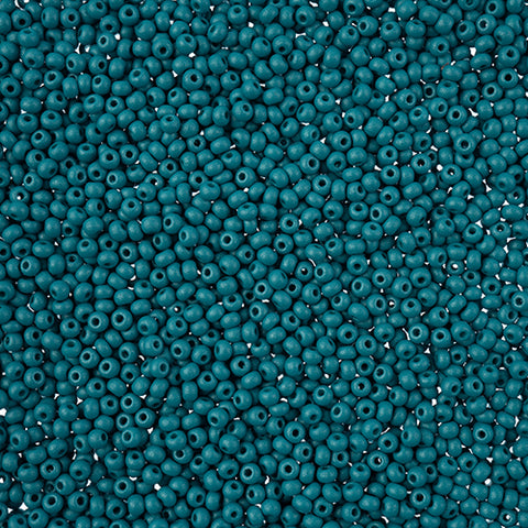 Czech Seed Beads 11/0 PermaLux Dyed Chalk Teal